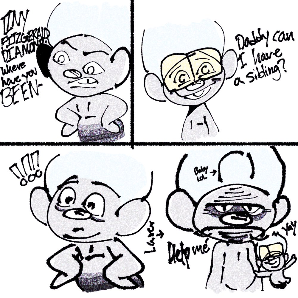 HabzinTrolls's tweet image. Events after the movie:

#guydiamond 
#tinydiamond