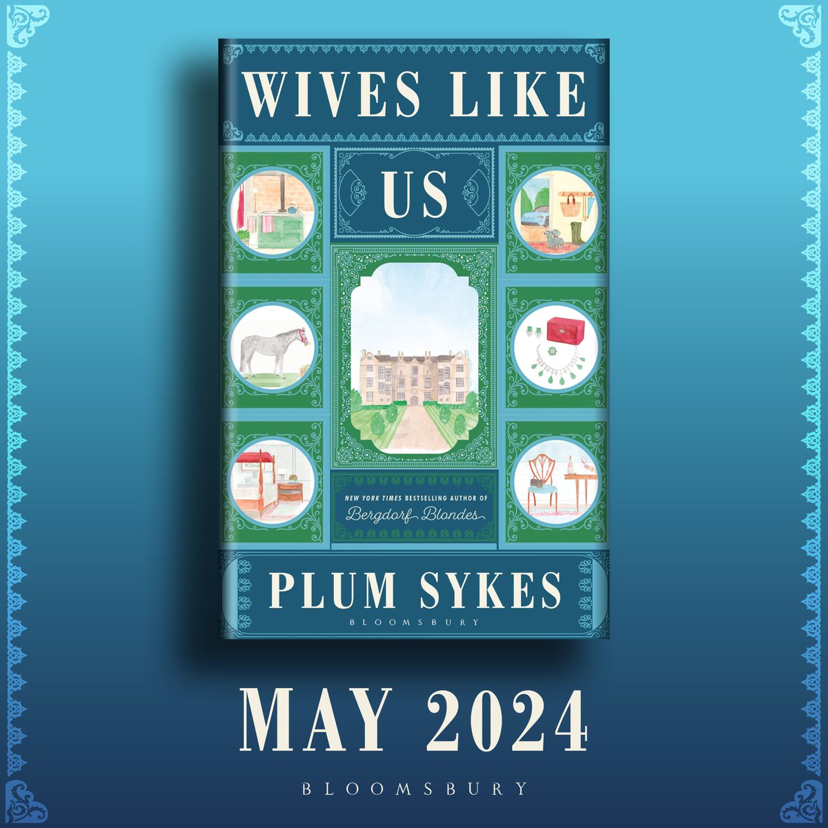 If you think the English countryside is all green wellies, muddy Land Rovers and grey-haired ladies in tweed, then you've never visited 'The Bottoms'… Introducing the cover for WIVES LIKE US, the impossibly funny new novel from @plumsykes, coming 14 May 2024!