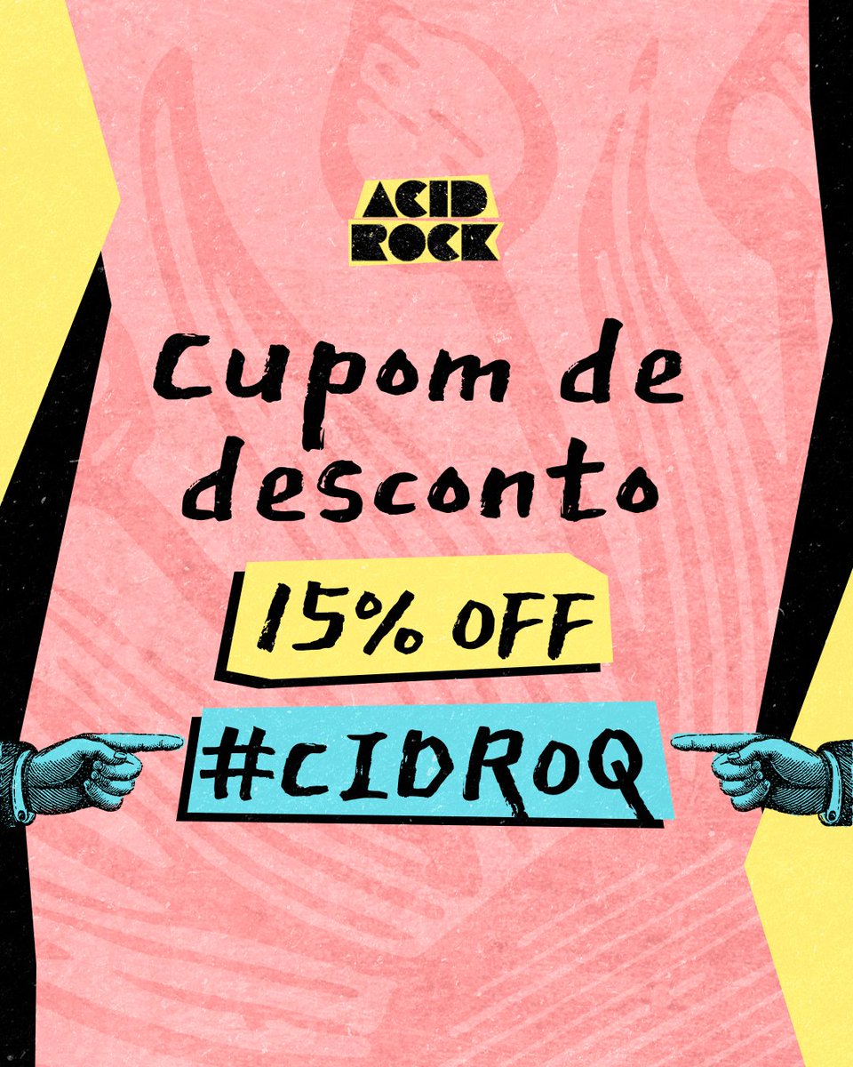 AcidRockFest's tweet photo. Se apertou nos pila nesse fim de ano? Aproveita o combinho Cupom + Taxa Zero e garante teu passaporte no precinho! https://t.co/RdKUsXvZgD