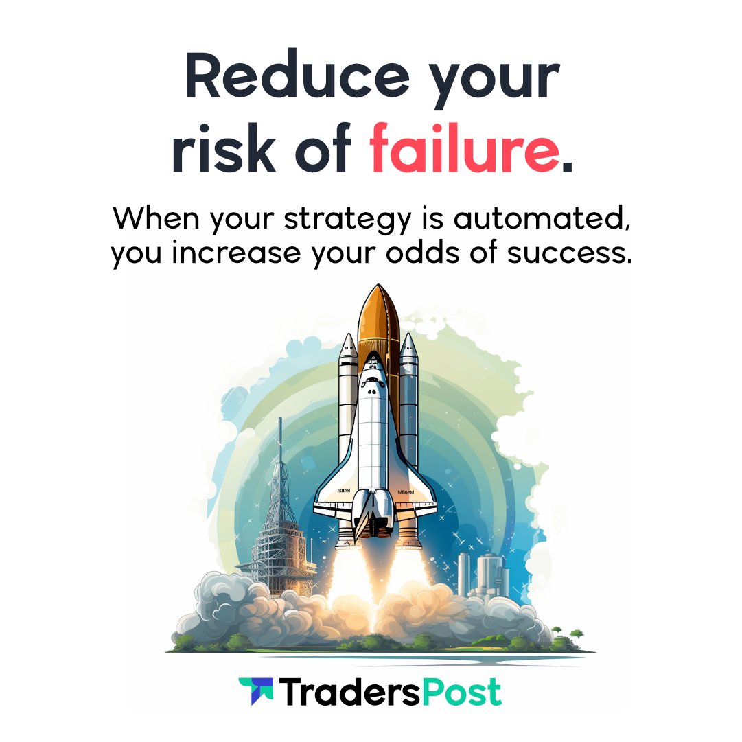 🚀 Minimize risk and aim for the stars with TradersPost automation! It's not rocket science, it's smart trading. #TradeSmart #AutomatedSuccess #RiskReduction