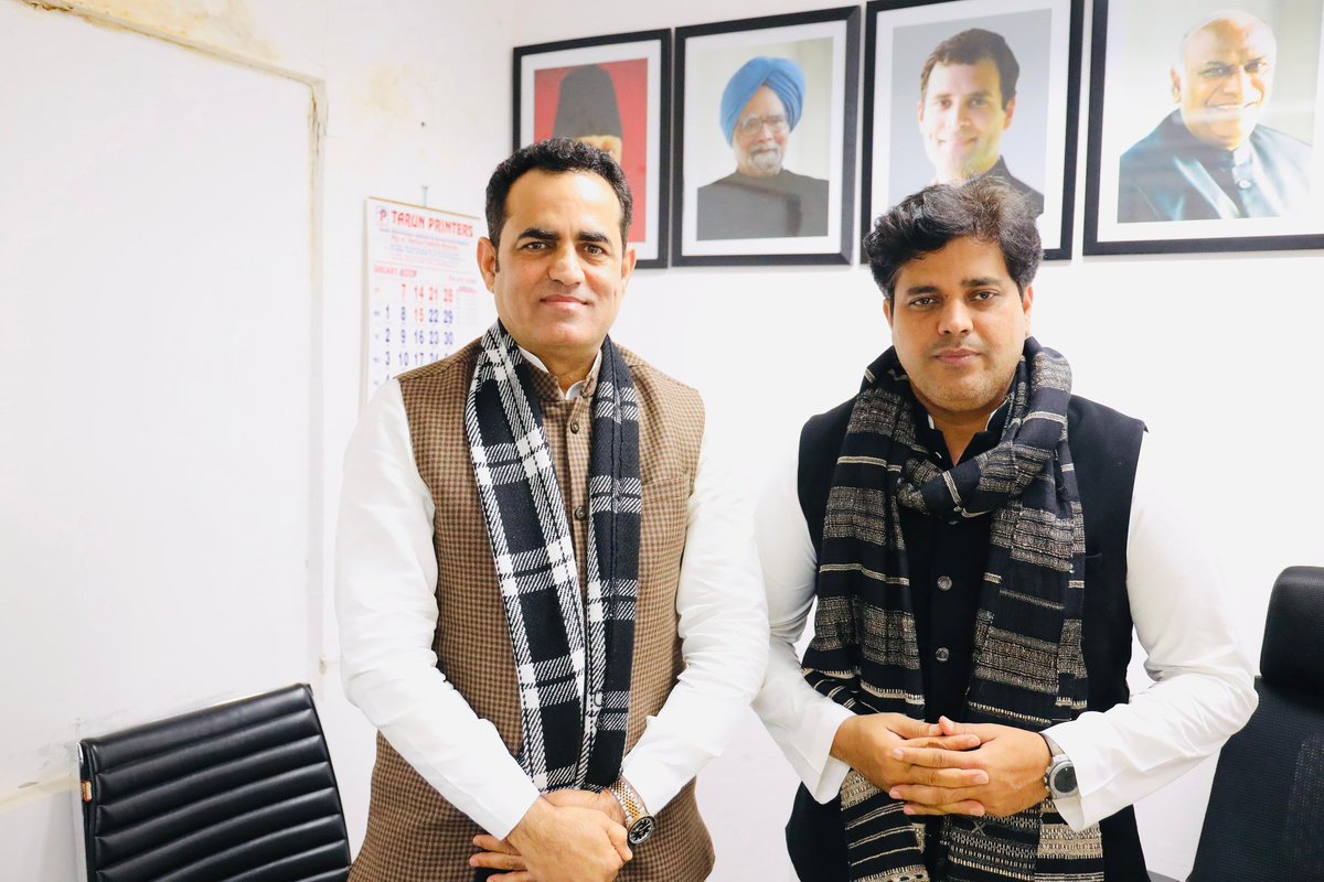 aminpathan54's tweet photo. आज AICC दिल्ली में राज्यसभा सांसद एवं अल्पसंख्यक विभाग के चेयरमैन जनाब इमरान प्रतापगढ़ी साहब से मुलाकात कर आने वाले लोकसभा चुनाव एवं कई मुद्दों पर चर्चा की।
@INCIndia @ShayarImran https://t.co/etaiXNMQ4f