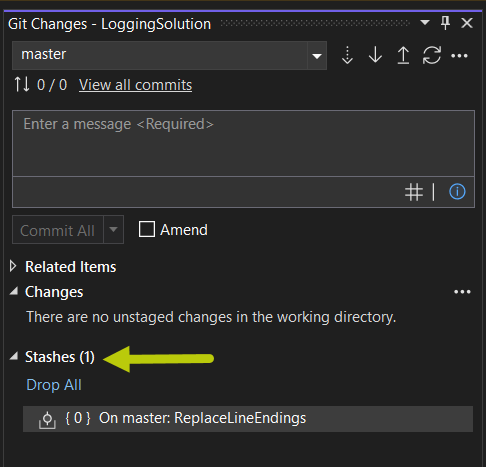 KarenPayneMVP's tweet photo. Question of the day
Do you use the stash feature of Git in Visual Studio?
