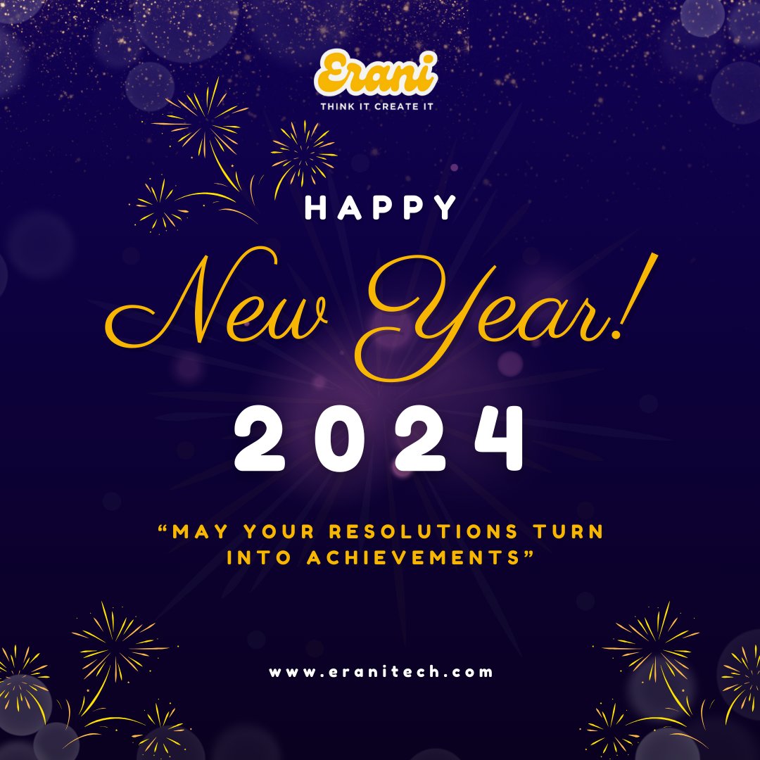 EraniTech's tweet photo. Happy New Year to you all, Erani Tech is dedicated to unlocking the potential of young minds this year. Together we can raise the next generation of Tech Enthusiasts. #coding #programming #kids 
Feel free to register yor child here https://t.co/tI68OfhNay
@SharonNorah01 https://t.co/ZCZ4WUClJw