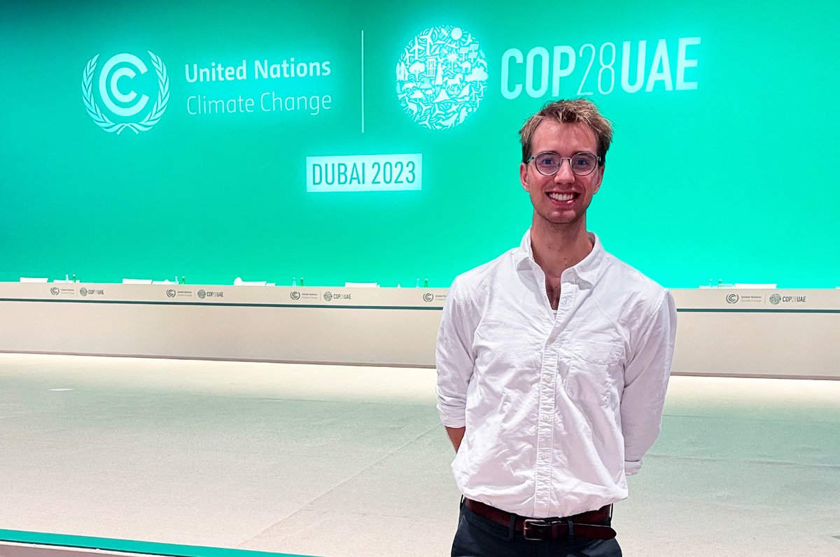 Colorado State University Research (@researchcsu) on Twitter photo Student spotlight ๐ก
<a href="/ColoradoStateU/">Colorado State University</a>'s Jacob VanderRoest featured at the 28th Conference of the Parties to the U.N. Framework Convention on Climate Change in Dubai: col.st/72Vjfย ๐
#UnitedinDiscovery | #ResearchCSU
<a href="/csu_chemistry/">CSU Department of Chemistry</a> <a href="/UNFCCC/">UN Climate Change</a> Student spotlight ๐ก
<a href="/ColoradoStateU/">Colorado State University</a>'s Jacob VanderRoest featured at the 28th Conference of the Parties to the U.N. Framework Convention on Climate Change in Dubai: col.st/72Vjfย ๐
#UnitedinDiscovery | #ResearchCSU
<a href="/csu_chemistry/">CSU Department of Chemistry</a> <a href="/UNFCCC/">UN Climate Change</a>