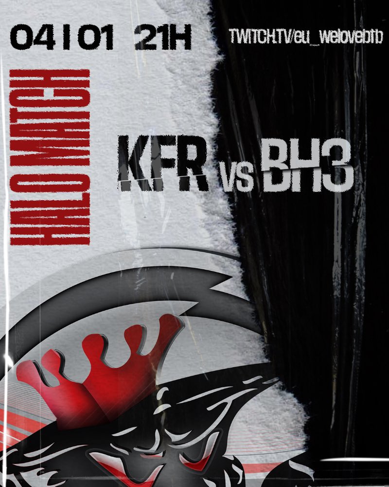 Match à l’affiche pour cette dernière journée <a href="/WeLoveBTB/">WeLoveBTB</a>. Les KFR affronteront les BH3 à 21H pour un duel au sommet twitch.tv/eu_welovebtb
Un maximum de soutien #kfrarmy