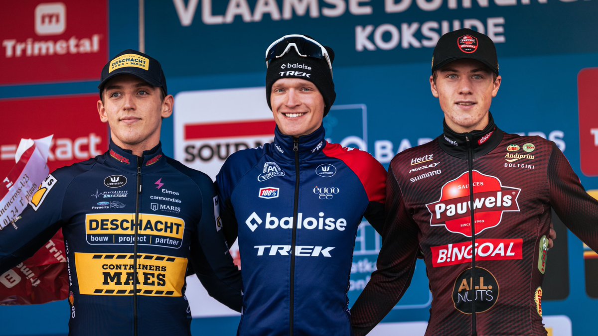 Incredible day for the team at the @X2OTrofee in Koksijde 🤯🔥 We started the day off right with a Ward Huybs U23 victory! Followed up by an impressive 2nd place by @lucinda_brand. To finish it off, @pimronhaar_ gets yet another spot on the podium this season! 🥈