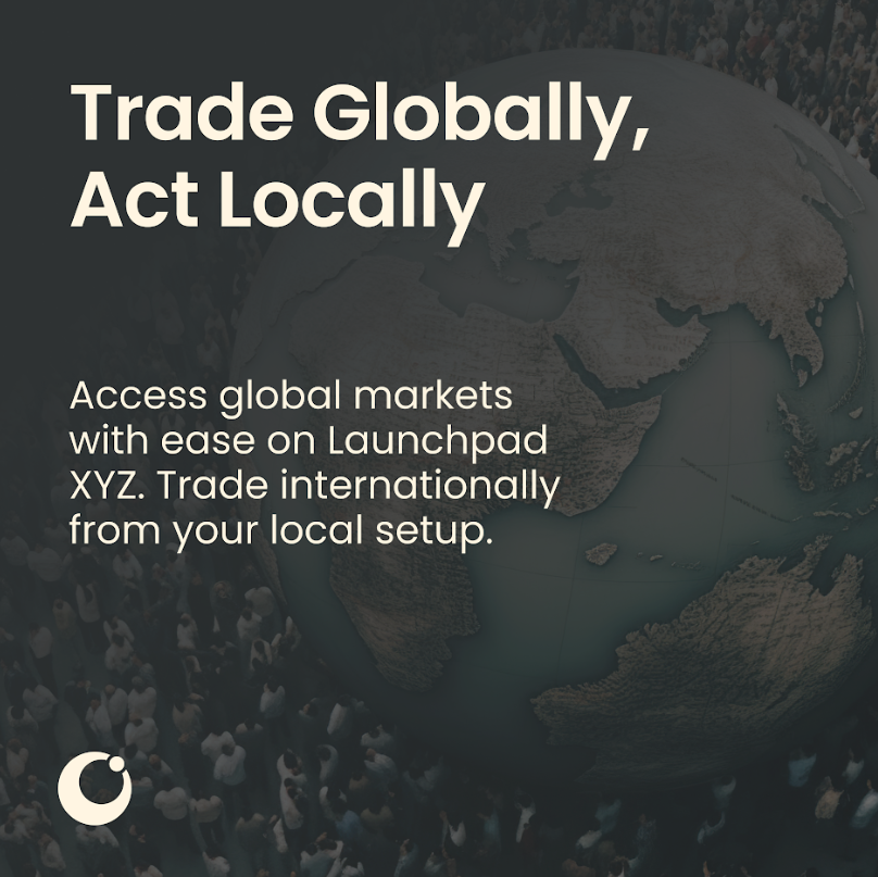 The world at your fingertips. Access global crypto markets easily with #LaunchpadXYZ. 🌐 

#GlobalTrading #Web3 #BullMarket