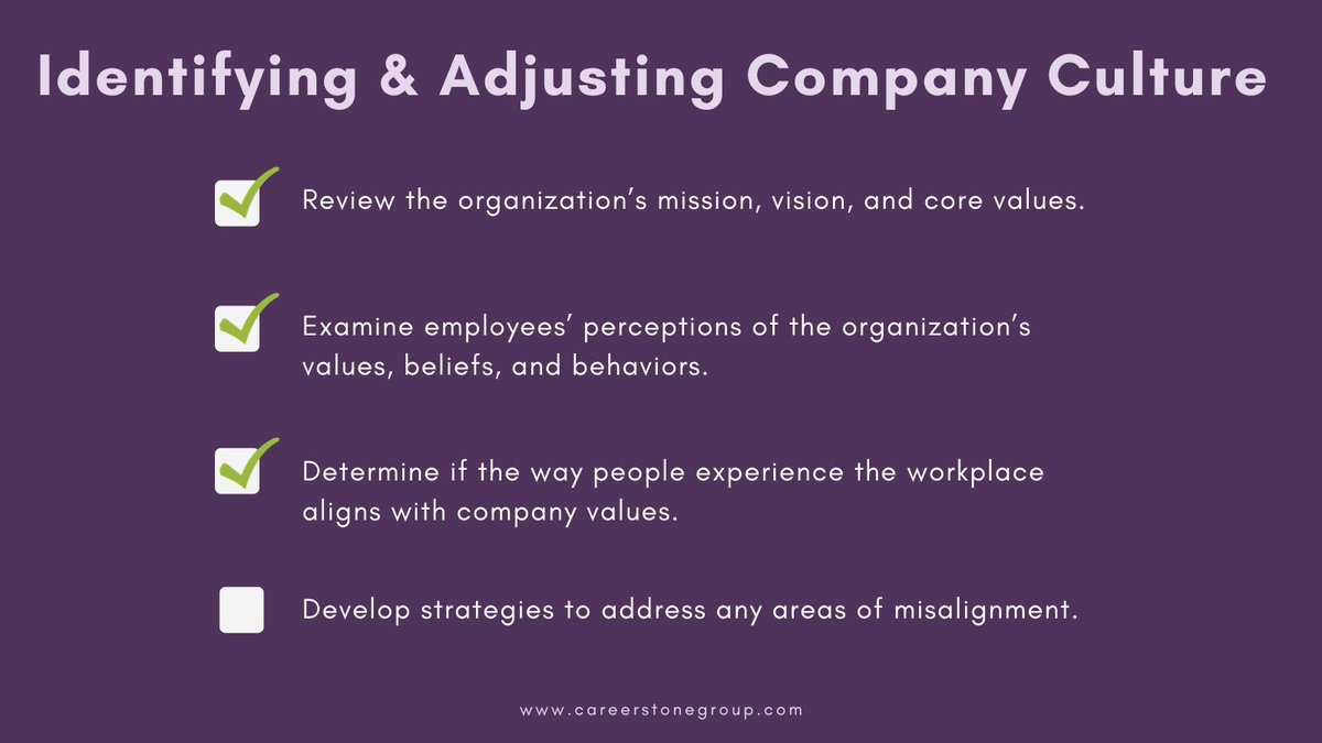 As #workplace norms evolve, your organization's ideals and vision might change, too. 

This  serves as a great opportunity to set aside time to reflect and re-evaluate what is working and what could use some tweaking in terms of culture. 

#companyculture #organizationalculture
