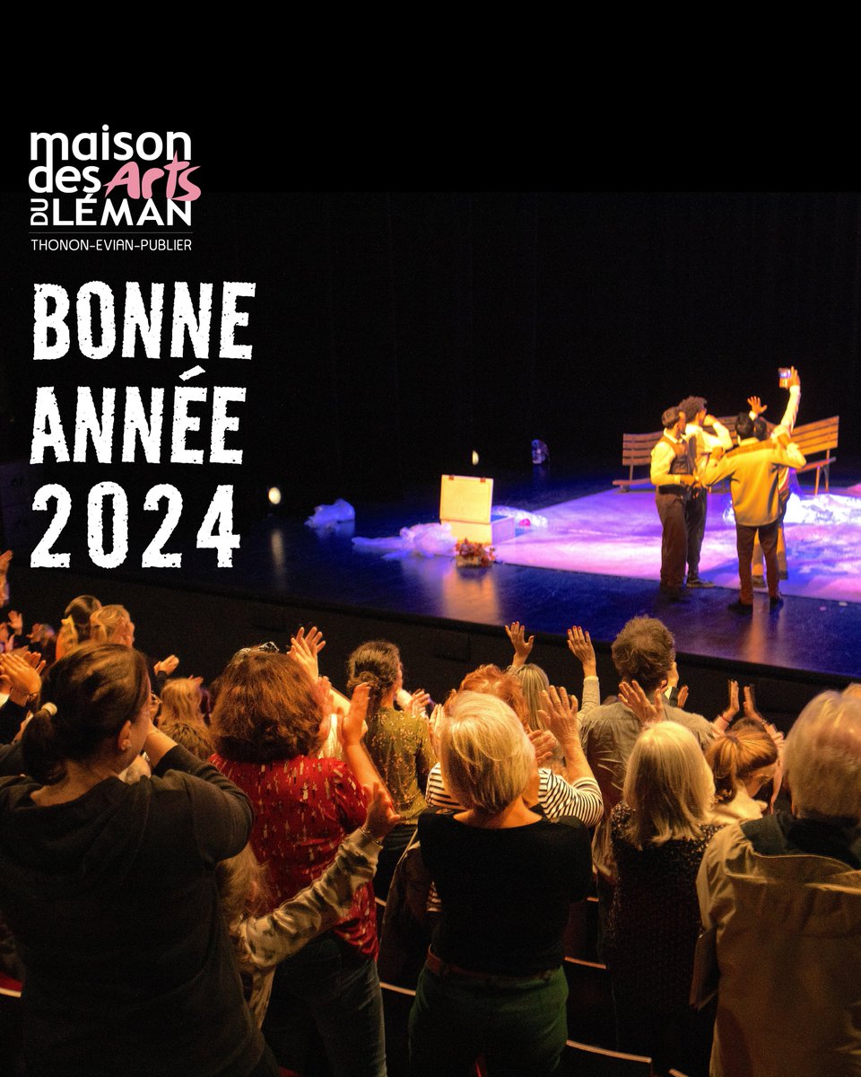 💐✨ nos meilleurs vœux pour 2024 ✨💐 
Nous  vous souhaitons une année fantastique, placée sous le signe de  l’émotion partagée. 

2024 c’est maintenant et jusqu’au mois de juin avec encore 4️⃣6️⃣ spectacles ! 🥳🪩

 #bonneannee2024 #hautesavoie #thononlesbains #evianlesbains