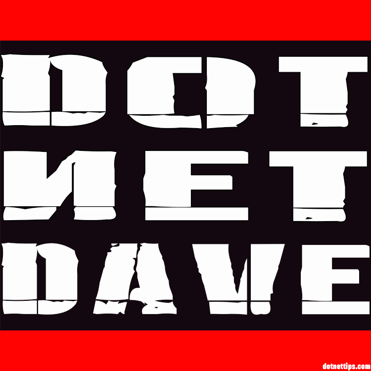 realDotNetDave's tweet image. Dear Followers, I am always looking for article ideas for dotNetTips.com. If you have a burning question about #dotNet, code quality, code performance, or interviewing, please post your idea! Thanks in advance! #RockYourCode #dotNetDave #RockYourCareer