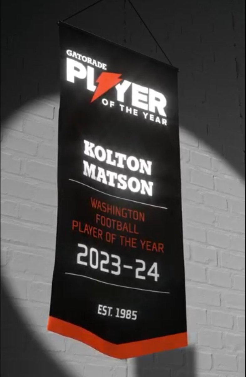Kolton Matson (@koltonmatson) on Twitter photo #AGTG Very honored to be named Gatorade POY! <a href="/Gatorade/">Gatorade</a>
Thank you to all my coaches, friends, family and community for getting me to this point!
<a href="/LSHSVikingsFTB/">Lake Stevens HS Football</a> <a href="/BrandonHuffman/">Brandon Huffman</a> <a href="/TFordFSP/">Tracy Ford</a> #AGTG Very honored to be named Gatorade POY! <a href="/Gatorade/">Gatorade</a>
Thank you to all my coaches, friends, family and community for getting me to this point!
<a href="/LSHSVikingsFTB/">Lake Stevens HS Football</a> <a href="/BrandonHuffman/">Brandon Huffman</a> <a href="/TFordFSP/">Tracy Ford</a>