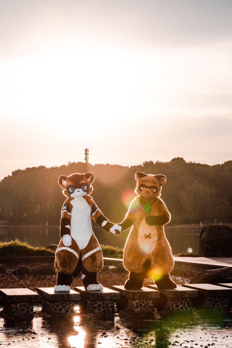 道阻且长，行则将至
行而不辍，山海可期

新的一年，也请继续指教狸！

with <a href="/hyacid_1/">哈卡·Haka&まるきち</a> 
Photo by <a href="/raimeiramen/">脏毛小狗</a> 
#FursuitFriday