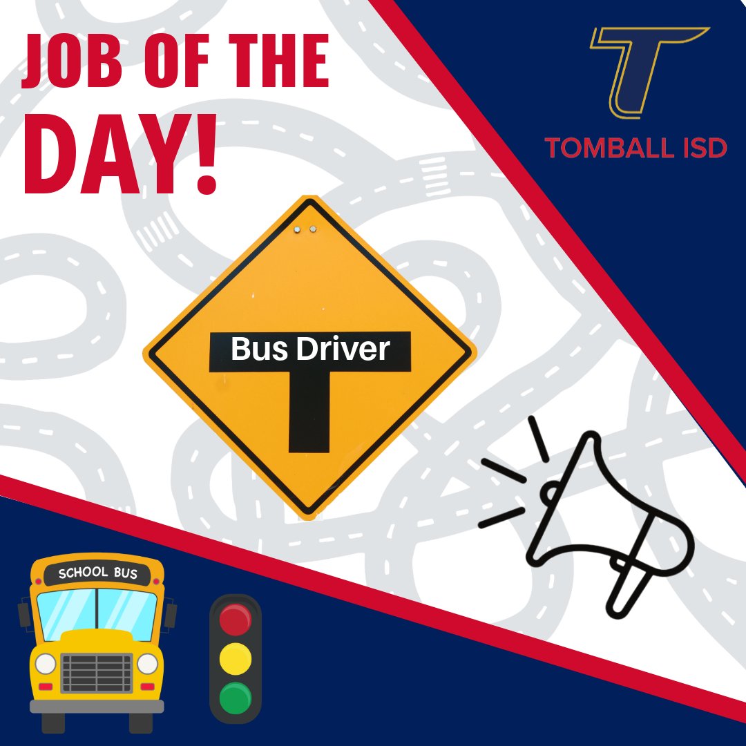 Tomball ISD Human Talent (@tisd_ht) on Twitter photo Start your new year with a new job! Tomball ISD is now hiring bus drivers. #TeamTomball #JOTD <a href="/TISDBuses/">TISD Transportation</a>
APPLY HERE:
tomball.tedk12.com/hire/ViewJob.a… Start your new year with a new job! Tomball ISD is now hiring bus drivers. #TeamTomball #JOTD <a href="/TISDBuses/">TISD Transportation</a>
APPLY HERE:
tomball.tedk12.com/hire/ViewJob.a…