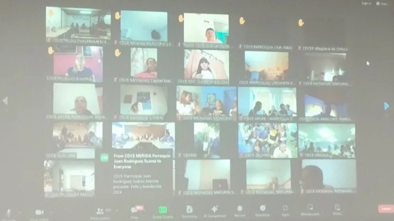 cdcelara's tweet photo. ¡Preparados para el regreso a clases!

CDCE Lara, municipales y parroquiales presentes en videoconferencia de trabajo con nuestra ministra @_laavanzadora, recibiendo lineamientos en pro de la educación de nuestros niños y niñas.

#PuebloEstableYEnPaz
@nicolasmaduro 
@MPPEDUCACION https://t.co/aQ0BZXefFX