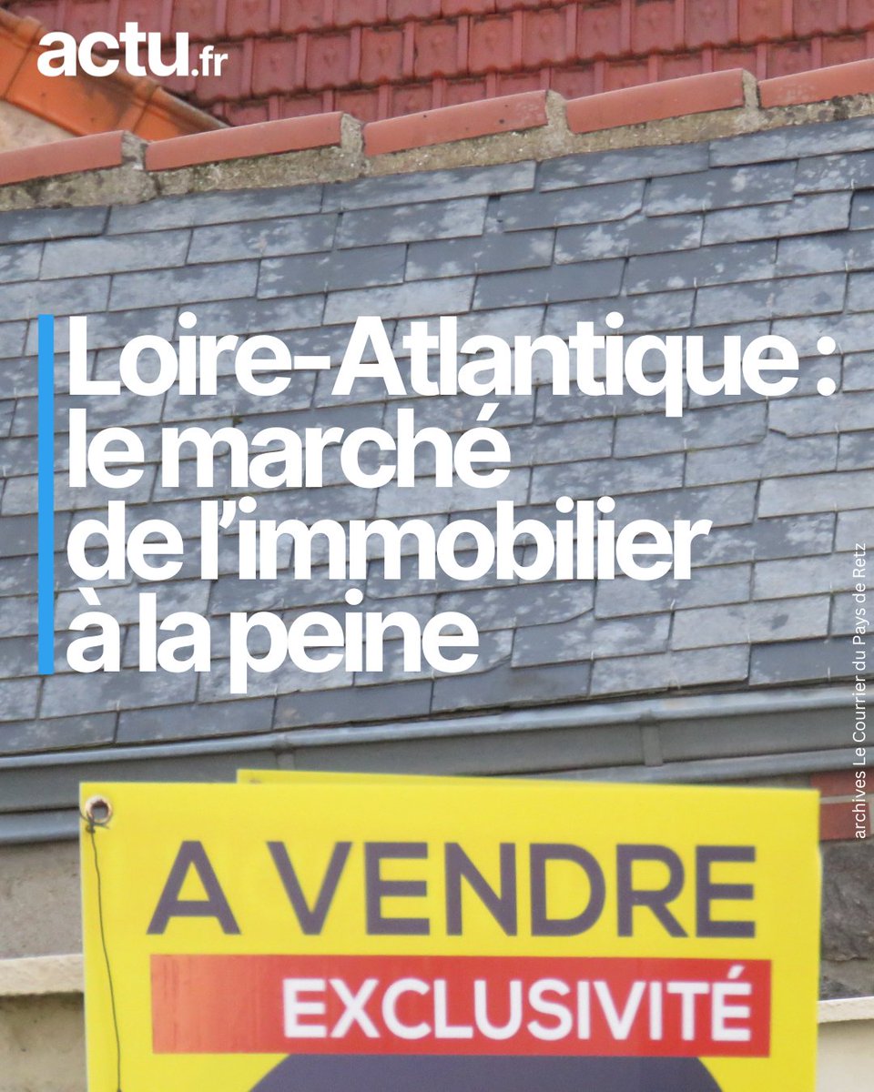 Immobilier en Loire-Atlantique : chute des volumes de ventes et baisses de prix @notaires44 #LoireAtlantique #Immobilier ⤵️ actu.fr/pays-de-la-loi… via @actufr
