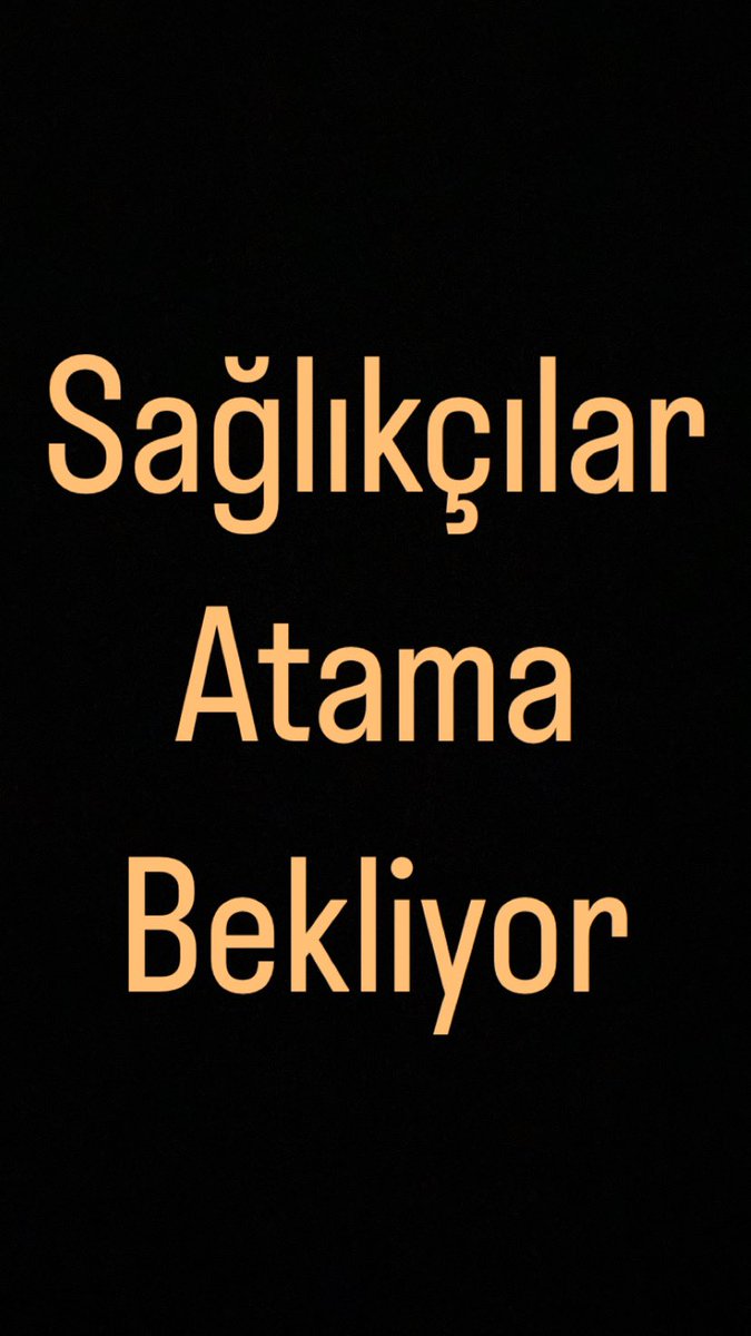 MustafaEse30159's tweet photo. Sayın cumhurbaşkanım @RTErdogan sizden bir an önce sağlığa atamayı açıklamanızı bekliyoruz. 
#RTESağlığaAtamayıAçıkla https://t.co/Hr5qPmKjBe