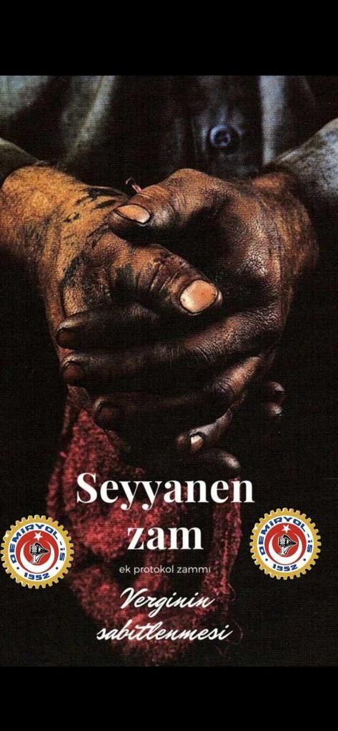 #kamuiscilerizamistiyor
#SeyyanenZam
#ekprotokol
#VergideAdalet
<a href="/RTErdogan/">Recep Tayyip Erdoğan</a> 
<a href="/turkiskonf/">TÜRK-İŞ</a> 
<a href="/demiryolissend/">demiryolis</a> 
<a href="/csgbakanligi/">T.C. Çalışma ve Sosyal Güvenlik Bakanlığı</a> 
<a href="/HMBakanligi/">T.C. Hazine ve Maliye Bakanlığı</a> 
<a href="/UABakanligi/">T.C. Ulaştırma ve Altyapı Bakanlığı</a> 
<a href="/dbdevletbahceli/">Devlet Bahçeli</a> 
<a href="/Ergunatalay_/">ERGUN ATALAY</a> 
<a href="/TBMMresmi/">TBMM</a>