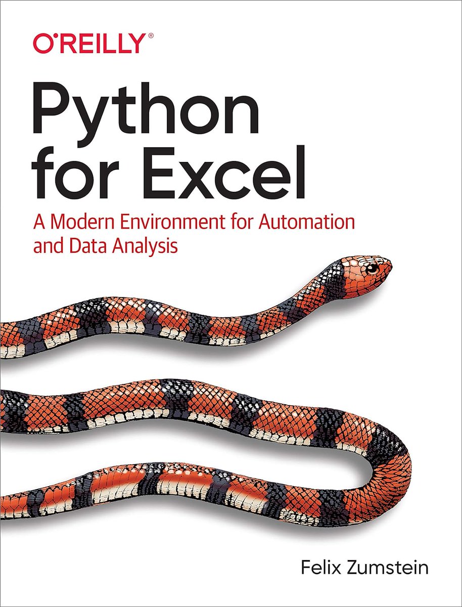 clcoding's tweet photo. Python for Excel: A Modern Environment for Automation and Data Analysis (Free PDF) https://t.co/BFWwHuiZWL https://t.co/bCeds65VdZ