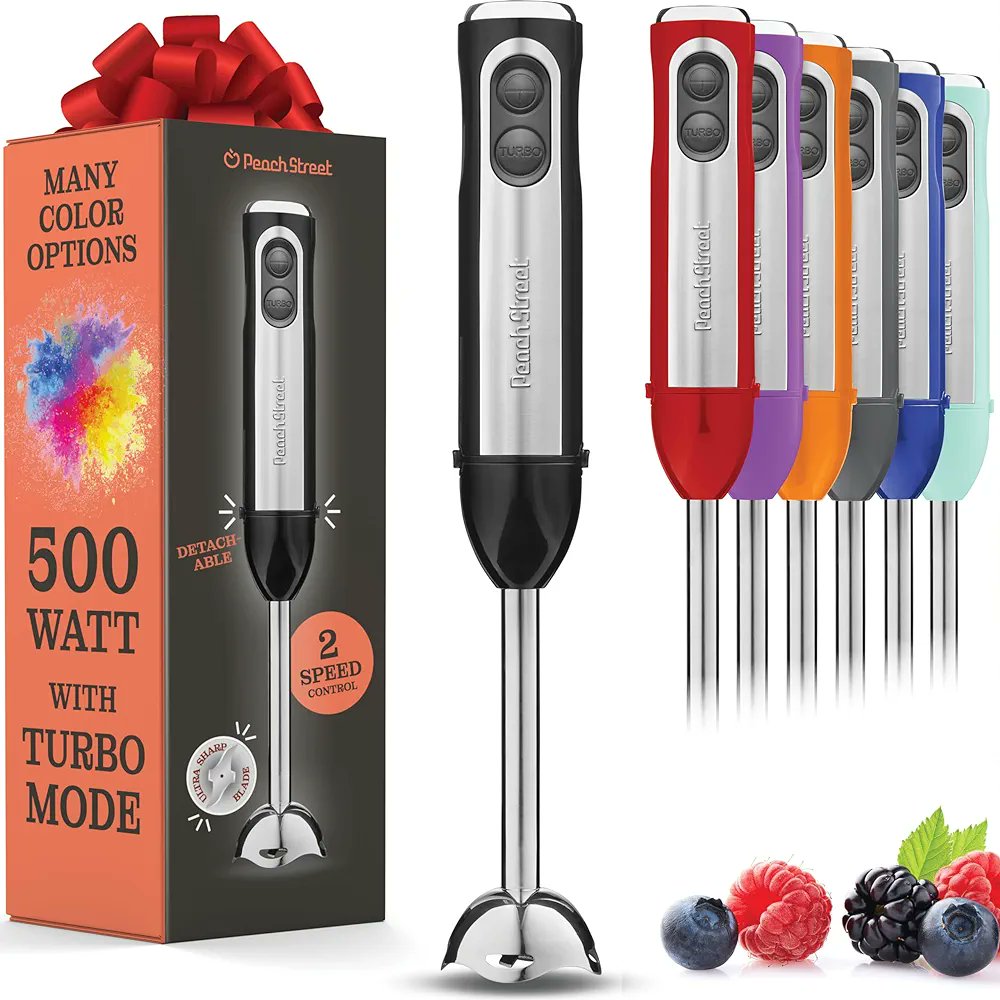 HomAndKitchen97's tweet image. Powerful Immersion Blender, Electric Hand Blender 500 Watt with Turbo Mode

Order On: amzn.to/41I3bkx

#blender #powerfulblender #immersionblender #electricblender #ElectricHandMixer #handblender #handblenders #steelblender
#homeandkitchen #homekitchen #kitchenappliances