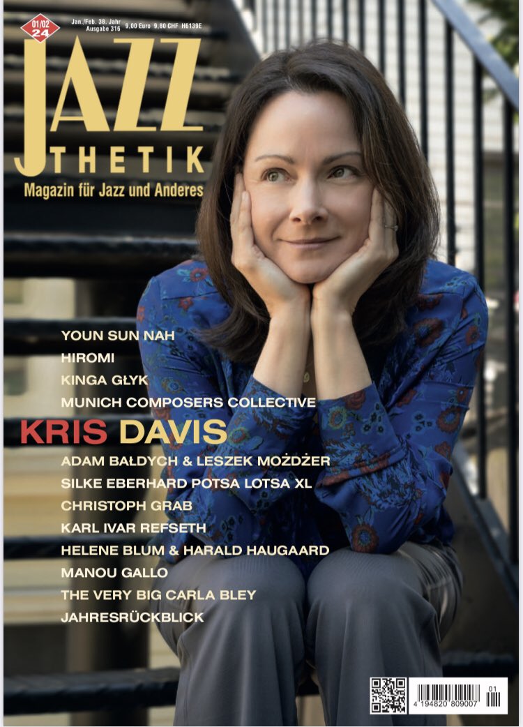 Thank you Jazzthetik for this cover feature in the January issue!