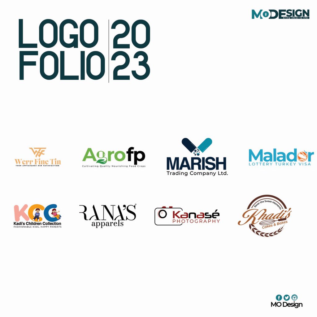 MOdesign19's tweet photo. Logo folio 2023
Thank you, we go harder this year
#SaloneTwitter #saloneX #logodrsign https://t.co/GPiyxTZvvc
