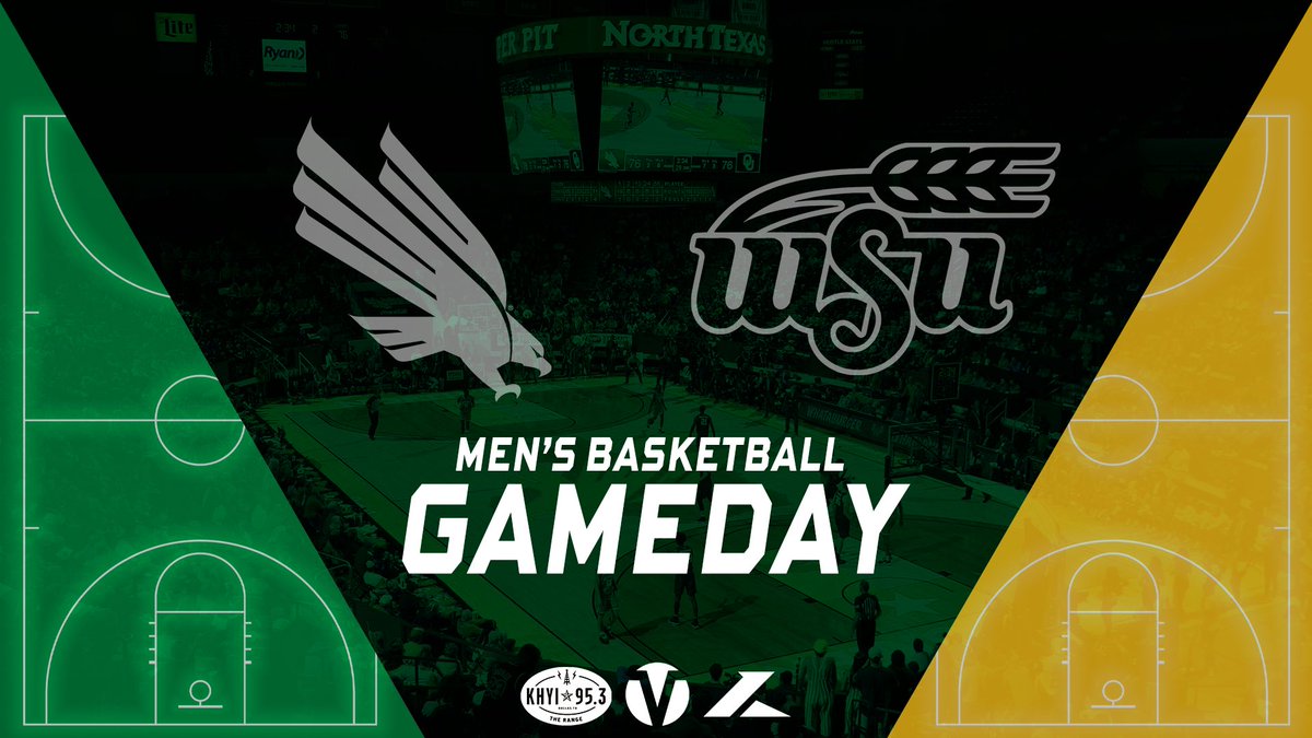 Mean Green Sports Network (@mgsnetwork) on Twitter photo First gameday in The American!
#BeatWichitaState and #GetYerEarsOnTheBall!
π: Wichita State Shockers
π: Wichita, KS
π: 7:30pm Pregame
π: 8:00pm Tipoff
ποΈ: <a href="/Dave_L_Barnett/">Dave Barnett</a>, <a href="/mgrnpxp/">Hank Dickenson</a>
π»: 95.3 FM <a href="/khyi/">KHYI 95.3 The Range</a>
π±: The Varsity Network App First gameday in The American!
#BeatWichitaState and #GetYerEarsOnTheBall!
π: Wichita State Shockers
π: Wichita, KS
π: 7:30pm Pregame
π: 8:00pm Tipoff
ποΈ: <a href="/Dave_L_Barnett/">Dave Barnett</a>, <a href="/mgrnpxp/">Hank Dickenson</a>
π»: 95.3 FM <a href="/khyi/">KHYI 95.3 The Range</a>
π±: The Varsity Network App