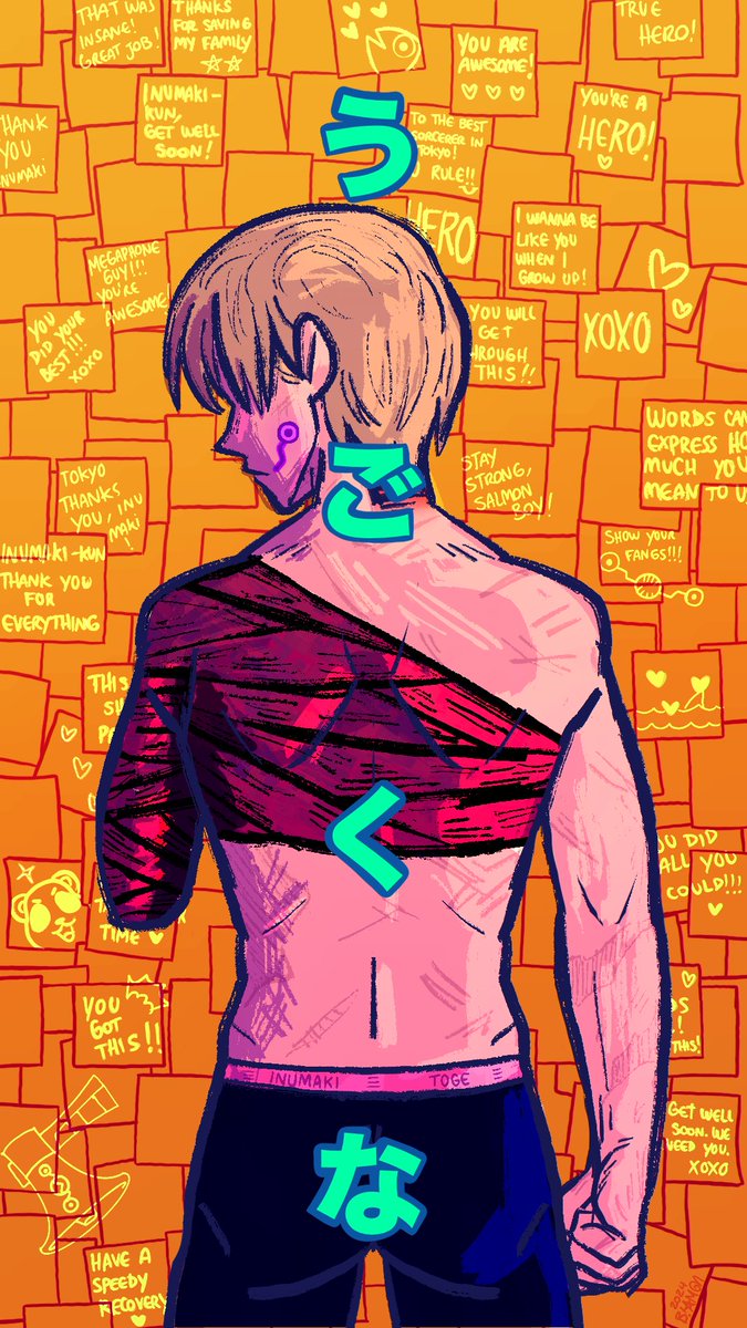 SGChop's tweet photo. 💕😭
#猪巻棘 
#jjkfanart 
#jjk https://t.co/bkHr7QpKkV