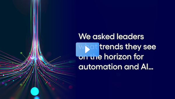 Generative AI is already transforming automation, but exactly how? We asked industry leaders about their top use cases for 2024 for driving growth with #GenAI. Hear their thoughts from #IAWeek.  #IntelligentAutomation  bit.ly/4aG1Tud