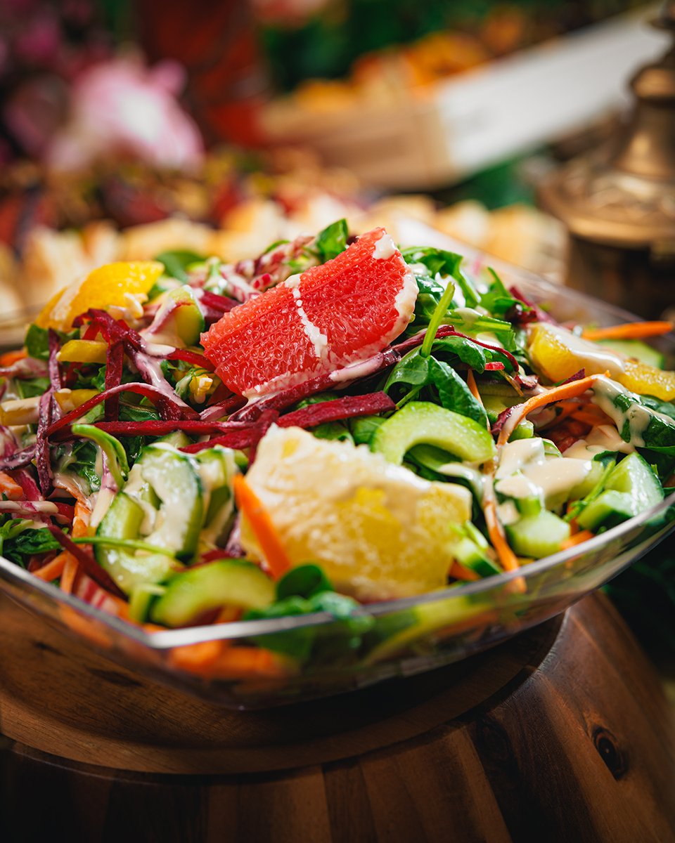 AyeletsCatering's tweet photo. Our range of healthy salads are the perfect way to stick to New Year’s resolutions while still making sure each of your meals are delicious and satisfying. Browse our menu from the link in our bio and see what you like! 🥗 #SaladLover #KosherLondon https://t.co/WEOYODfGo0