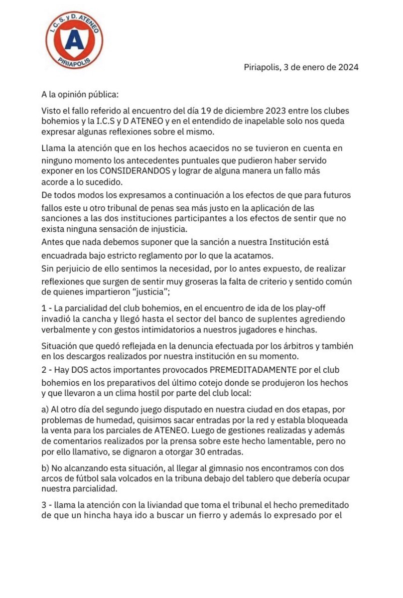 Ateneo Piriapolis tweet media