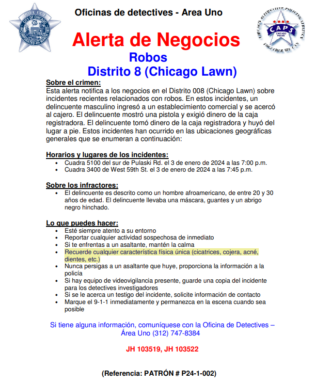 CPD Area One Detectives tweet media