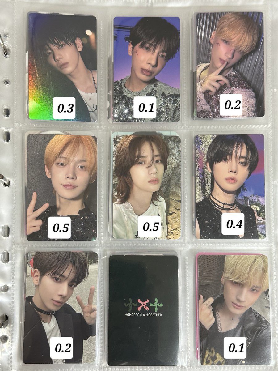 bono0613's tweet image. 사진 속 투바투 포카들 양도합니다.
마지막 사진 속 연준이로 교환도 구해요!
가격 제시해주셔도 좋습니다~
3장 이상 구매해주시면 천원 에눌해드려요!
🖤배송 - 지에스 반택 or 편택 
#투바투포카 #범규포카 #휴닝카이포카
#연준포카 #수빈포카 #프리폴 #템테이션
#모아트친소 #모구모구 해시빌려요!