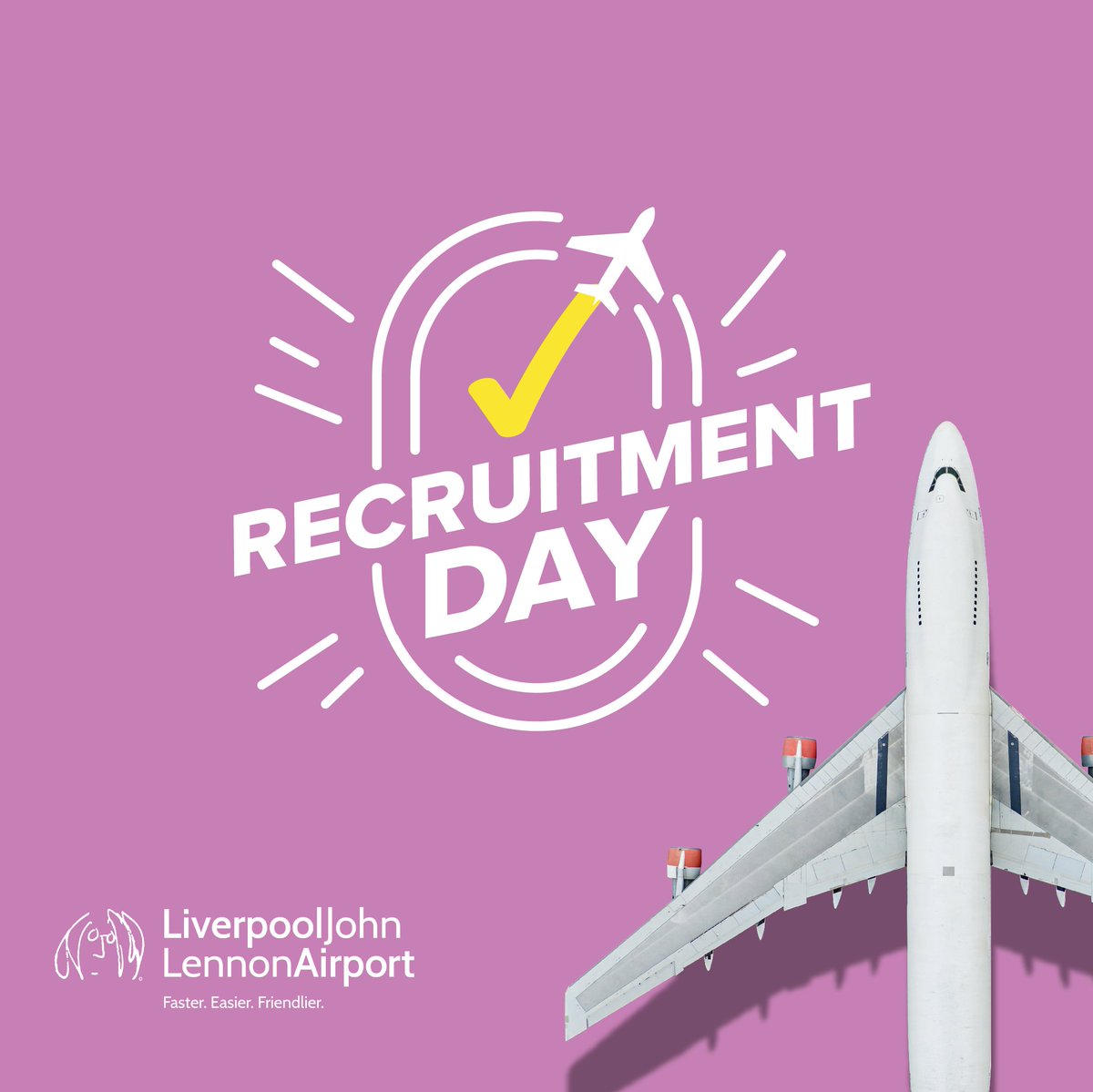 On Thursday 11 January we are hosting a Recruitment Day from 10am-4pm, with more than 190 vacancies on offer from partners and suppliers including Jet2.com, Wilson James, SSP, World Duty Free and Boots. For more info, click here 👉 liverpoolairport.com/recruitment-day