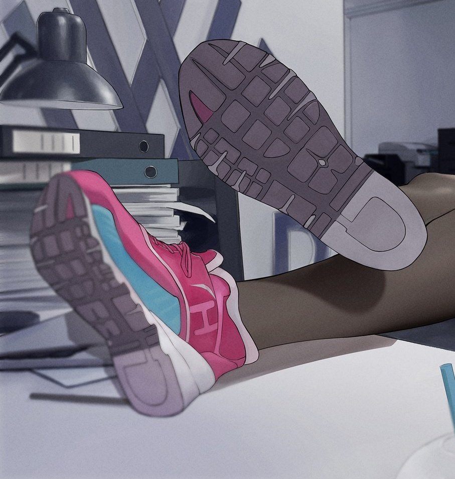 SmugBia's tweet photo. A long day at work.

Exhausting work.

Horrible long shift.

Your contration fades.

Gaze fixating on a pair of shoes.

Curious thoughts running through your mind.

How do they smell.

Would she let me lick and sniff.

Hours Pass.

You snap back.

Your co-workers has a smug grin. https://t.co/8OYzAnTNao