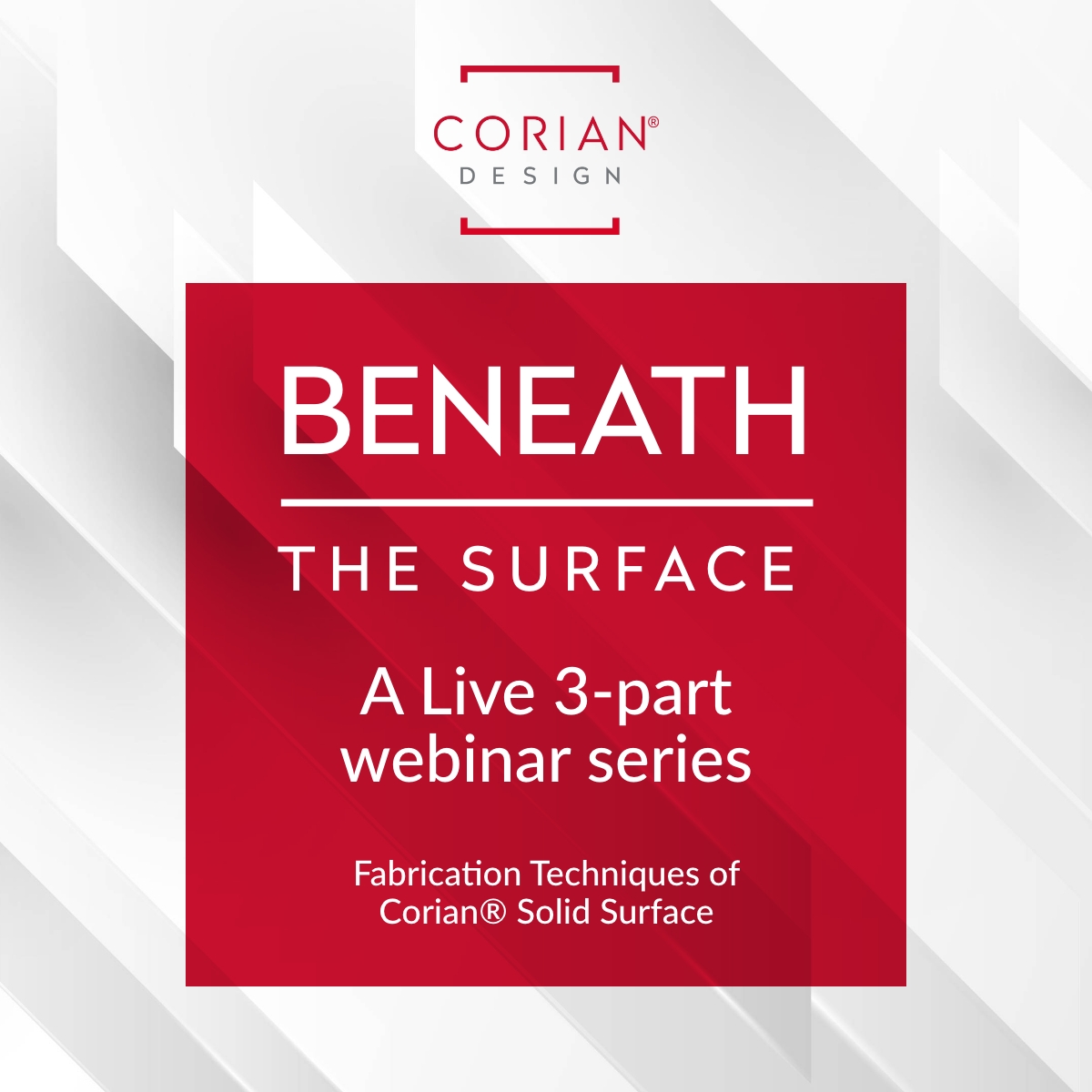 Happy New Year! We're back with part 2 of BENEATH THE SURFACE: Next-Level Techniques for Corian® Solid Surface, which will be on Jan 30, 2024, at 1:00 PM ET. Learn more and register at ISFAnow.org! #ISFAnow #ForFabricators #ISFAwebinar #Corian #Beneaththesurface