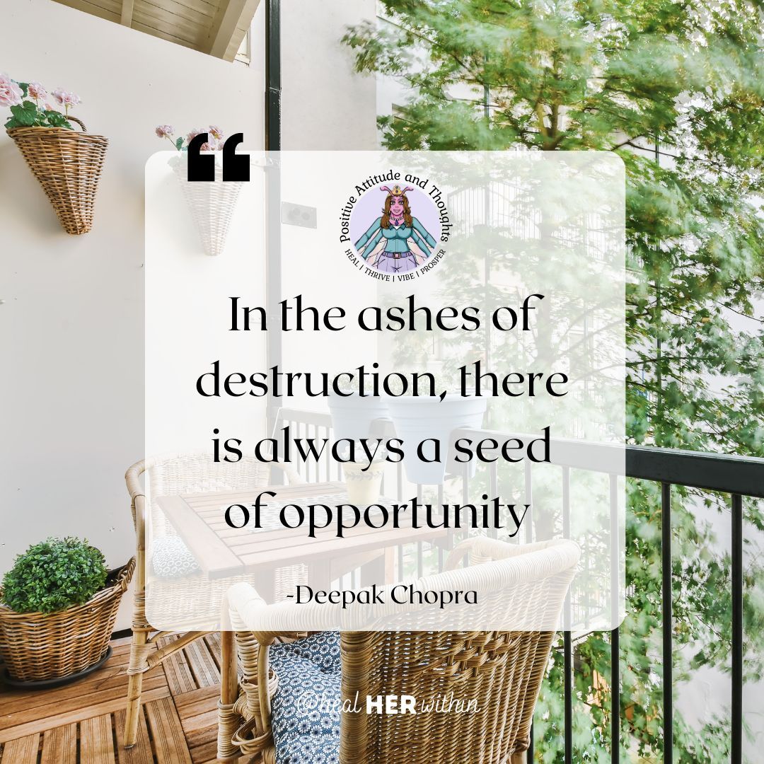 HealHERWithin's tweet photo. Let us nurture the seeds of opportunity within us, watered by determination and courage, as we navigate the terrain of challenges, knowing that, from the ashes, we can cultivate a garden of strength and possibility. 🌿✨ 
​
#ThursdayThoughts  #ThursdayMotivation  #ThursdayMood https://t.co/gcCgF7Y5bj