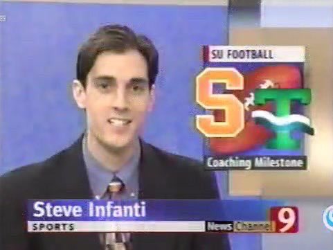This week marks 2️⃣5️⃣ years of <a href="/SteveInfantiNC9/">Steve Infanti</a> at <a href="/NewsChannel9/">NewsChannel 9</a>! Congratulations Steve!

We took a look back at some old clips of his first year! 

Check out our host chat to see Steve’s reaction: localsyr.com/bridge-street/…