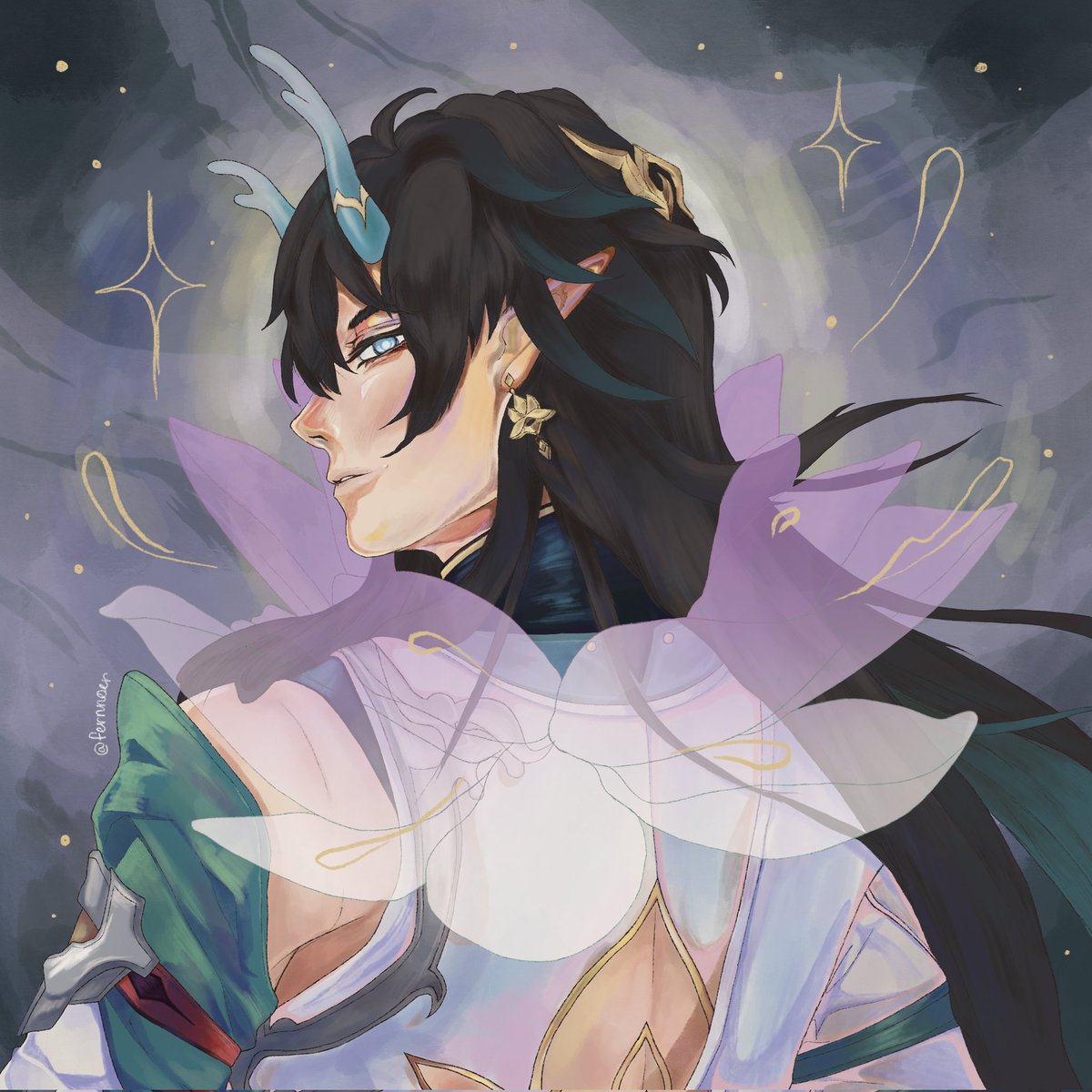 yippee it's year of the dragon 🐉
#hsr #honkaistarrail #DanHeng #ImbibitorLunae