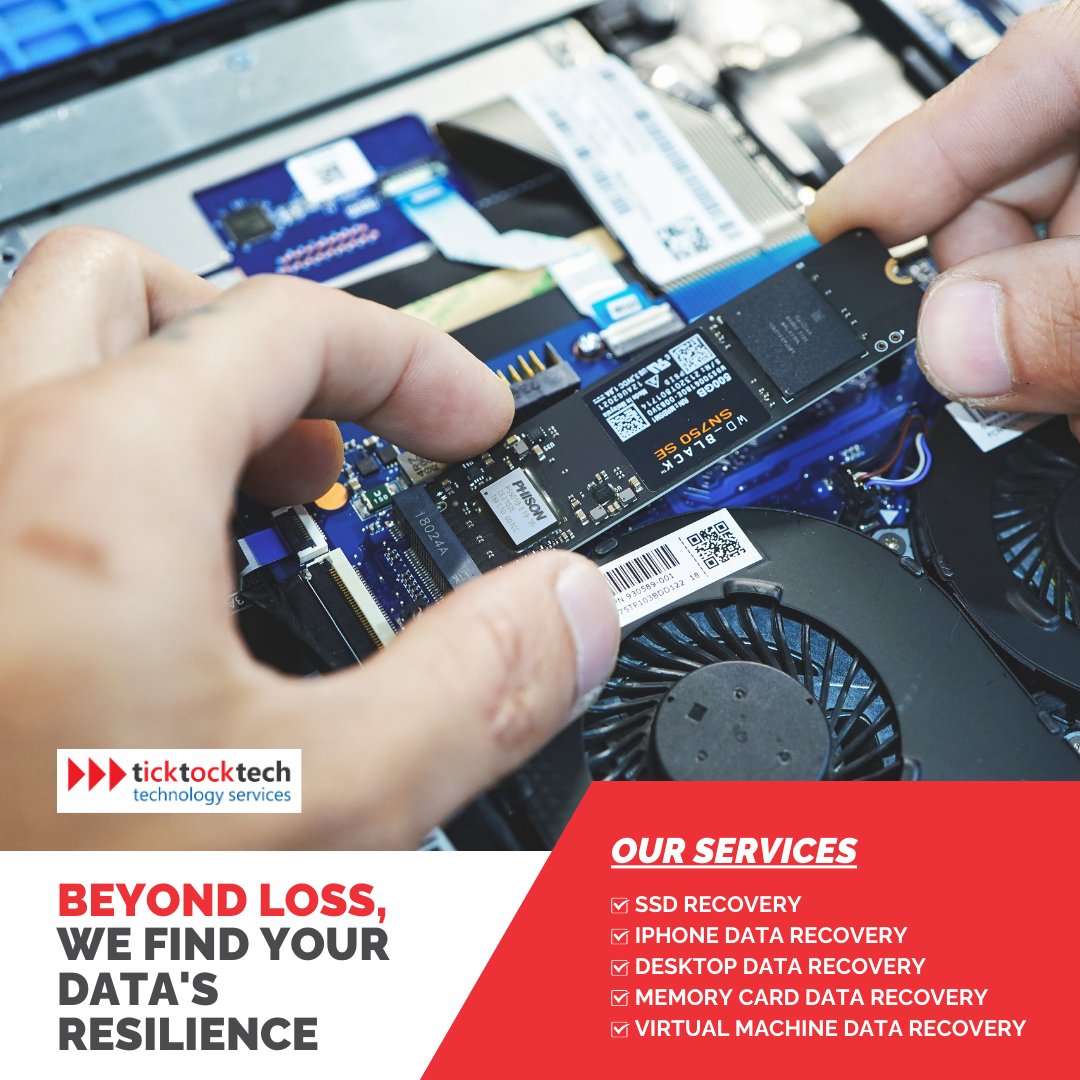 TickTockTech1's tweet photo. 🛑 Don't let data loss bring you down! 🚀 Discover the strength of your information with TickTockTech. Beyond the setbacks, we're your partner in data resilience. 🔐💼 Lost files? Not on our watch!

#Ticktocktech #DataRecovery #LostDataNoMore #RestoreFiles #SSD #FileRecovery https://t.co/Bv8jeaknkD