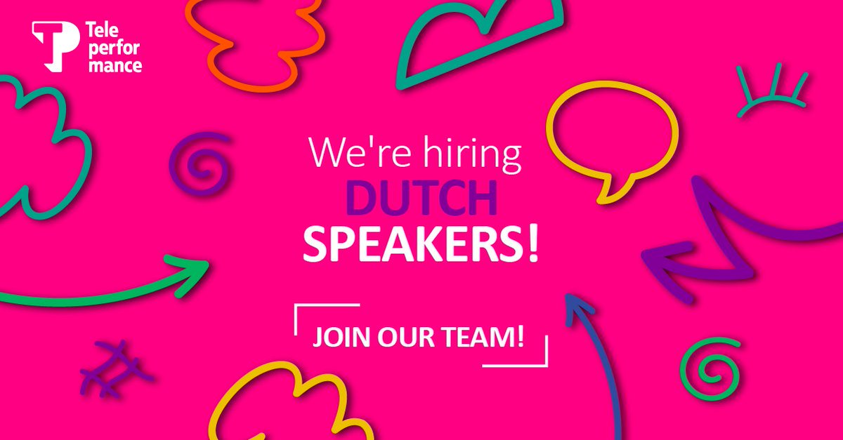 TP_Greece's tweet photo. We're hiring Dutch speakers!
We invite you to join us in Greece to set new goals, expand your horizons, and discover a new world!
Apply Now👉 https://t.co/uWiPi55JfB
#TeleperformanceGreece #TPGreece #JobOpportunities #DutchJobs #hiring https://t.co/x0twIWF59l