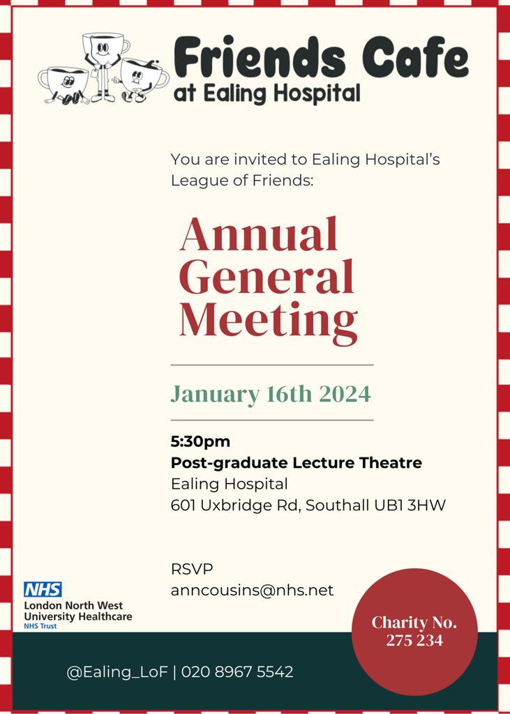 Ealing Hospital League of Friends tweet media
