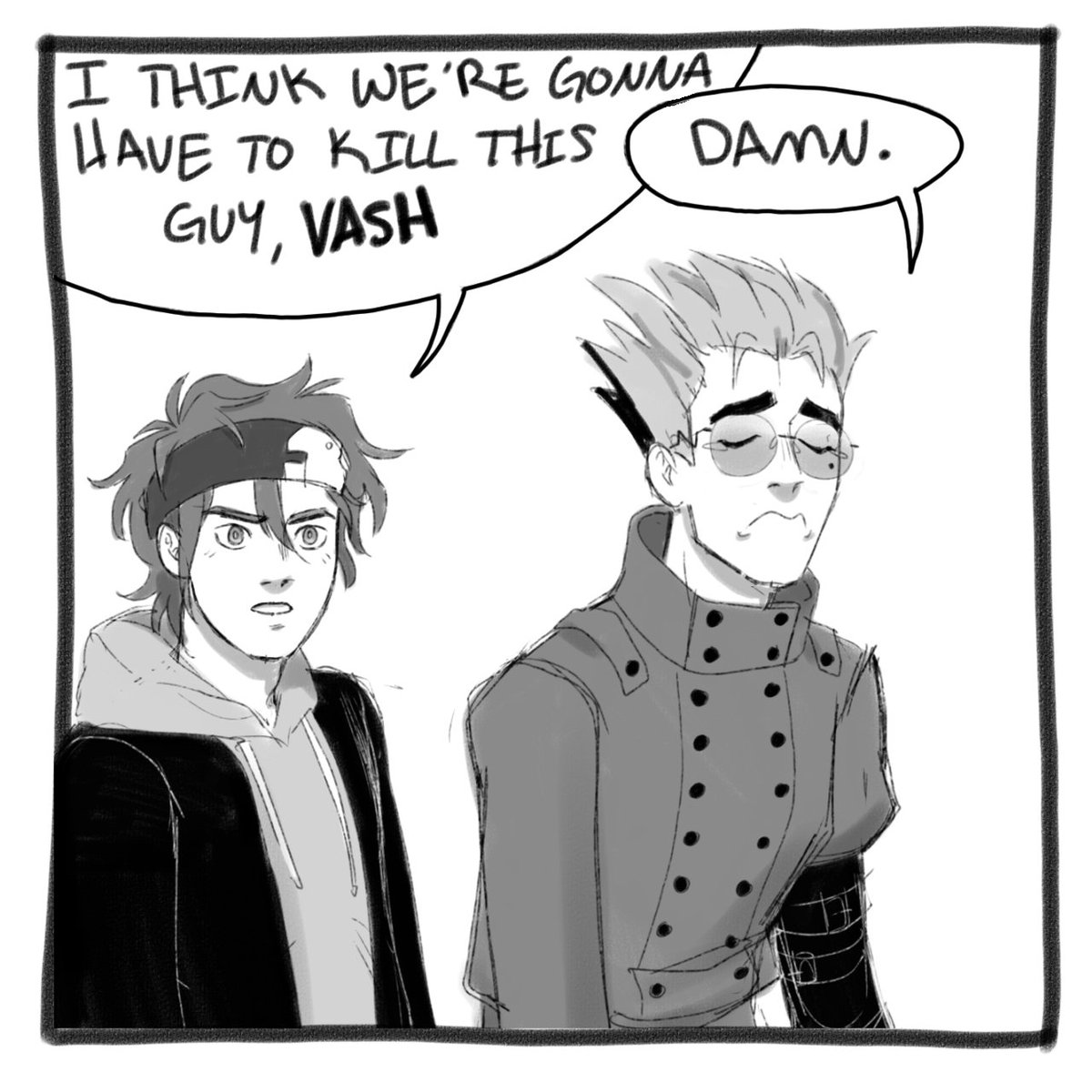 _briefcasey_'s tweet photo. I am late but I needed to get this out of my system before I go back to college #SK8THEINFINITY #vashthestampede https://t.co/jM5zugLJea