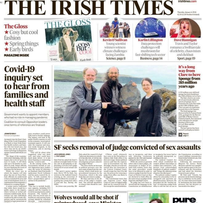 Media coverage with <a href="/BurrenGeopark/">Burren and Cliffs of Moher UNESCO Global Geopark</a>  💛💙
Dr Eamon Doyle discusses the new species of fossil sponge that he recently discovered in the rocks that make up the Cliffs of Moher. 
Listen back on <a href="/morningireland/">Morning Ireland</a>
- rte.ie/radio/radio1/c…