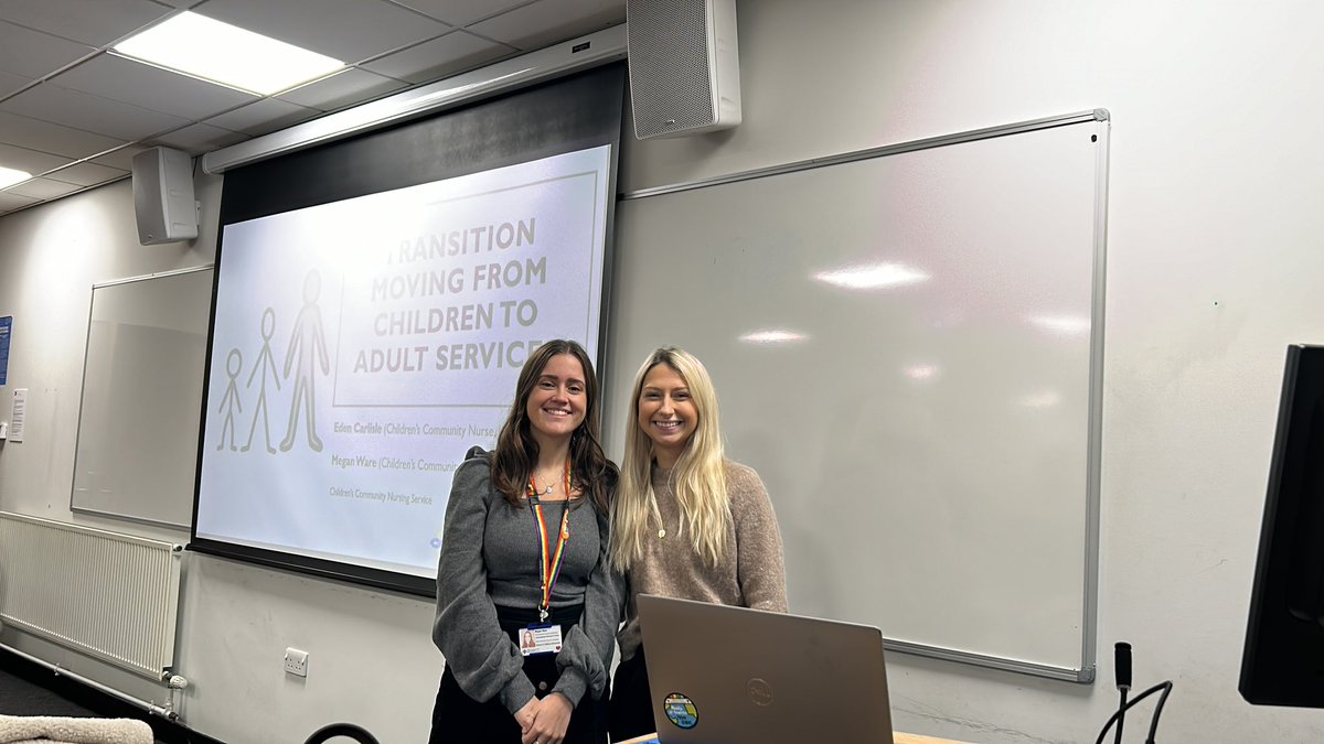 A big thank you to <a href="/carlisle_eden/">Eden Carlisle</a> &amp; <a href="/meganeware/">Megan Ware</a> for delivering a session for <a href="/USWHealthcare/">USW Healthcare</a> year 2 child and learning disability nursing students around transition to child services this afternoon <a href="/autumnbevan1/">Autumn</a> <a href="/MichellePannie1/">SPans0105</a> <a href="/NorthwayRuth/">Ruth Northway RN(LD) FRCN FLSW, FQNI</a> <a href="/IechydDaBangor/">Ruth Wyn Williams RNLD🏴󠁧󠁢󠁷󠁬󠁳󠁿</a> <a href="/HywelDdaHB/">Hywel Dda UHB</a>