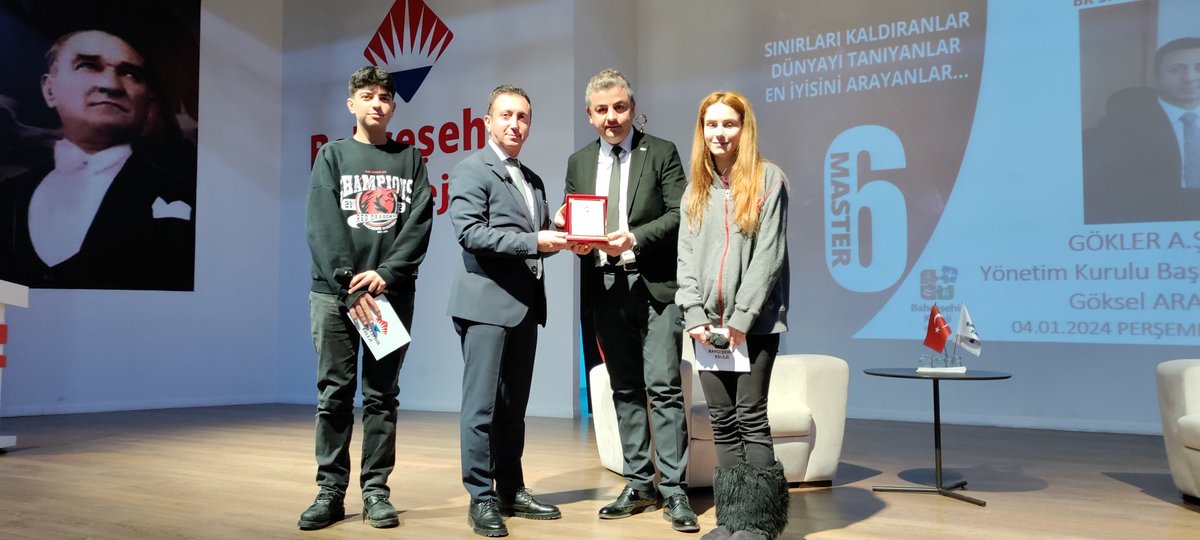 BahcesehirSivas's tweet photo. #Master6 programı kapsamında Meslek Uzmanları ile Kariyer Söyleşilerimizde GÖKLER A.Ş. Yönetim  Kurulu Başkanı Göksel ARAS’ı  ağırlamaktan mutluluk duyduk. Kendisine değerli birikimlerini öğrencilerimizle paylaştığı ve ilham olduğu için teşekkür ederiz. ❤️💙
#SıraSende https://t.co/T1qEBG1T3f