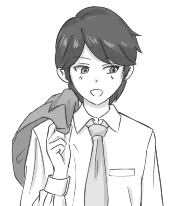 過去に描いたらくがきこのイケメンは誰でしょう? 