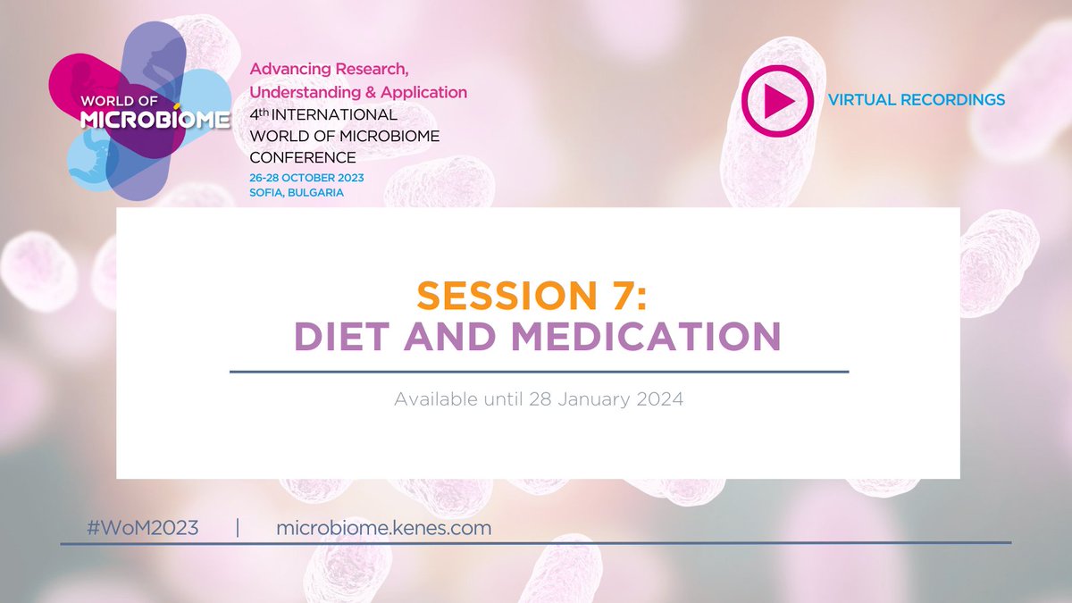 🎬 Dive back into Session 7 from #WoM2023! Learn more about how nutrition can impact the cycle of life before the baby is born and how fibre intake can enhance the anti-tumour response in our body. Access the recordings on our virtual platform▶️bit.ly/3NIJ0gC