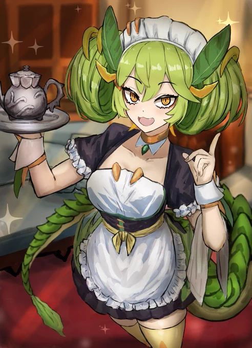 ドラゴンメイド・パルラ  #OCGファンアート