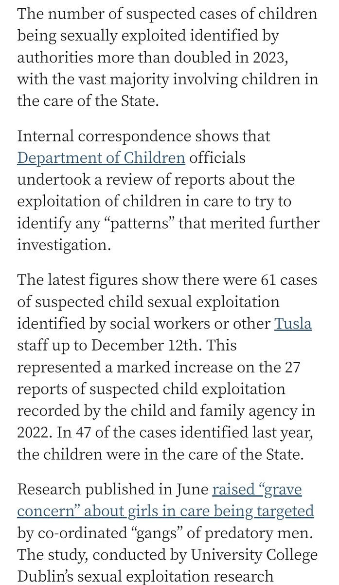 Mick_O_Keeffe's tweet photo. The number of reports of children being sexually exploited in Ireland doubled in 2023. 

Never forget, Minister for Children Roderic O Gorman deleted files relating to this abuse. 

#IrelandisFull https://t.co/hUXXGoYyEa