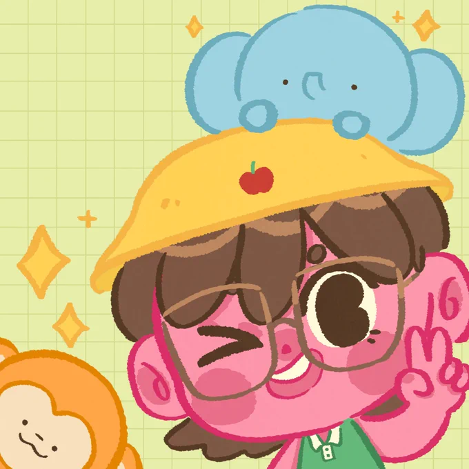 me / how I draw myself 
